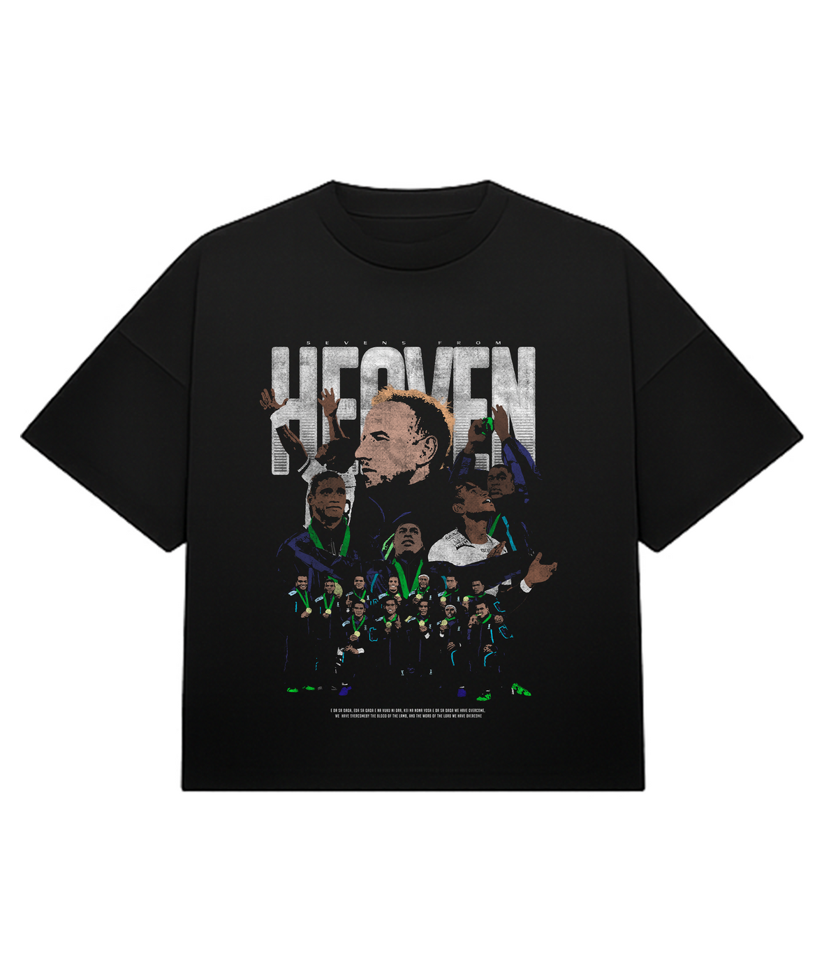 SEVENS FROM HEAVEN TEE | BLACK