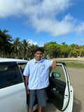 HIBISCUS BLUE SHIRT